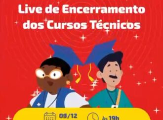 Live de Encerramento dos Cursos Técnicos da 2ª turma do Mais Saúde com Agente