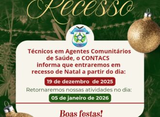 Comunicado Recesso CONTACS