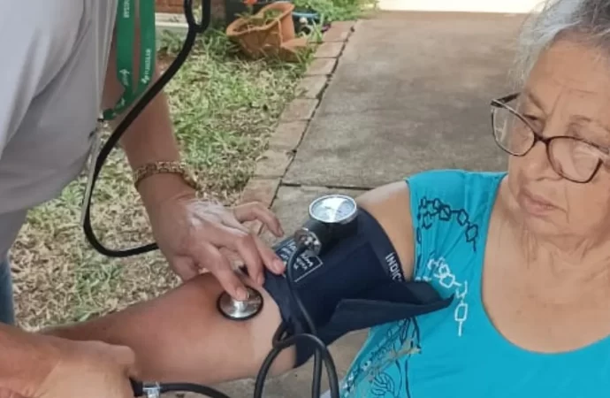 Agentes Comunitário passam a aferir sinais vitais nas visistas domiciliares em Santa Rosa