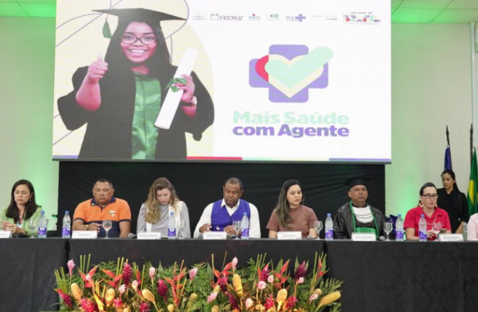 Ministério da Saúde diploma 3.317 agentes comunitários e de combate às endemias no Amazonas