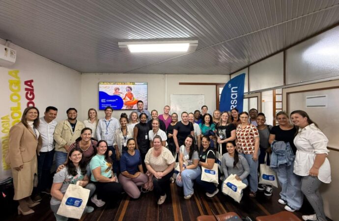Corsan promove capacitação em saneamento para agentes de saúde em Venâncio – Leia mais em: https://folhadomate.com/noticias/geral/corsan-promove-capacitacao-em-saneamento-para-agentes-de-saude-em-venancio/