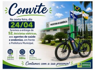 Querência avança na saúde pública com entrega de 52 bicicletas elétricas para agentes