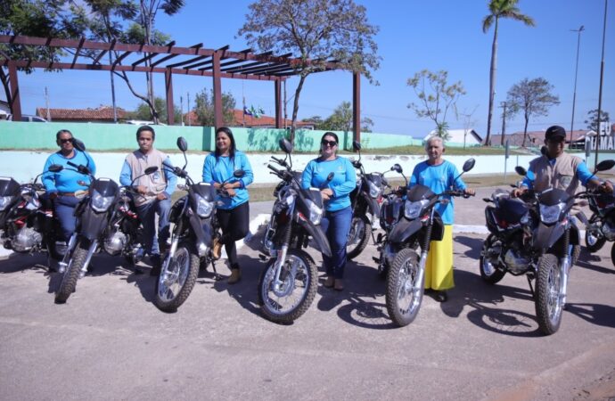 Prefeitura de Diamantino fortalece atendimento na zona rural com entrega de motocicletas para agentes de saúde