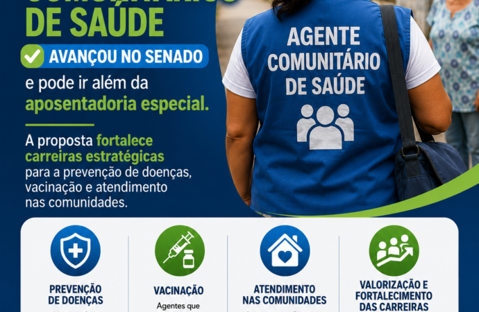 PEC dos agentes comunitários de saúde avança e pode fortalecer atendimento do SUS