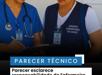 Parecer esclarece responsabilidade do Enfermeiro na supervisão de Agentes Comunitários de Saúde