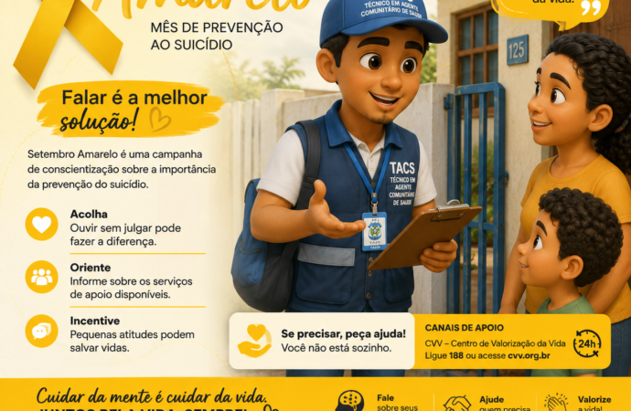 Setembro Amarelo | CONTACS – Cuidar da mente é cuidar da vida