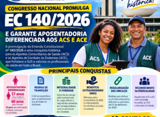 EC 140/2026: ENTENDA AS NOVAS REGRAS DE APOSENTADORIA DOS ACS E ACE